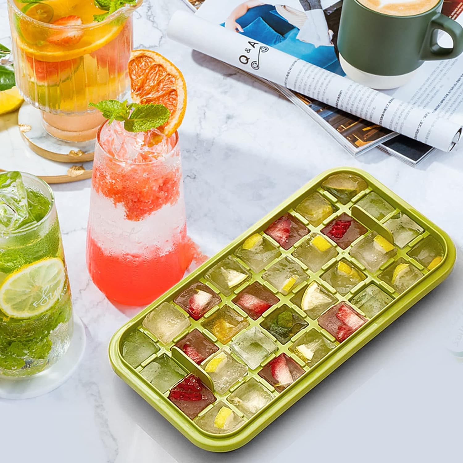 Ice Cube Tray with Lid and Bin | Limited stocks available