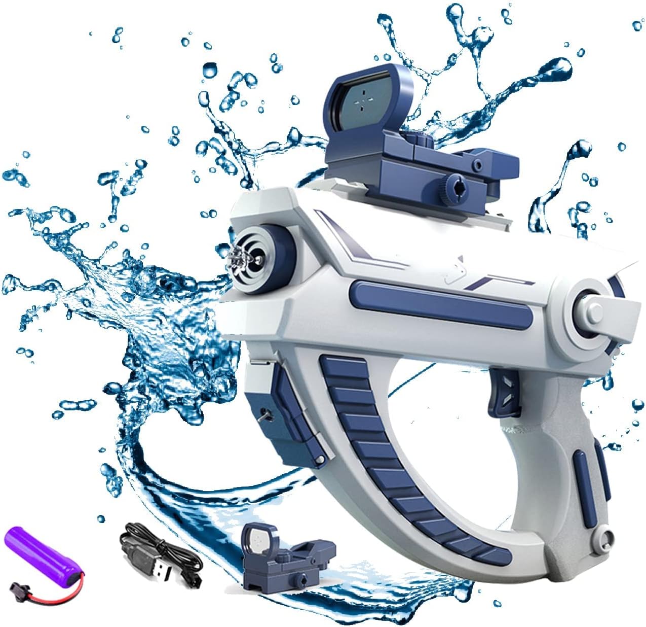 Electric Water Gun | 32 Ft Range Automatic Electric Water Gun for Kids & Adults