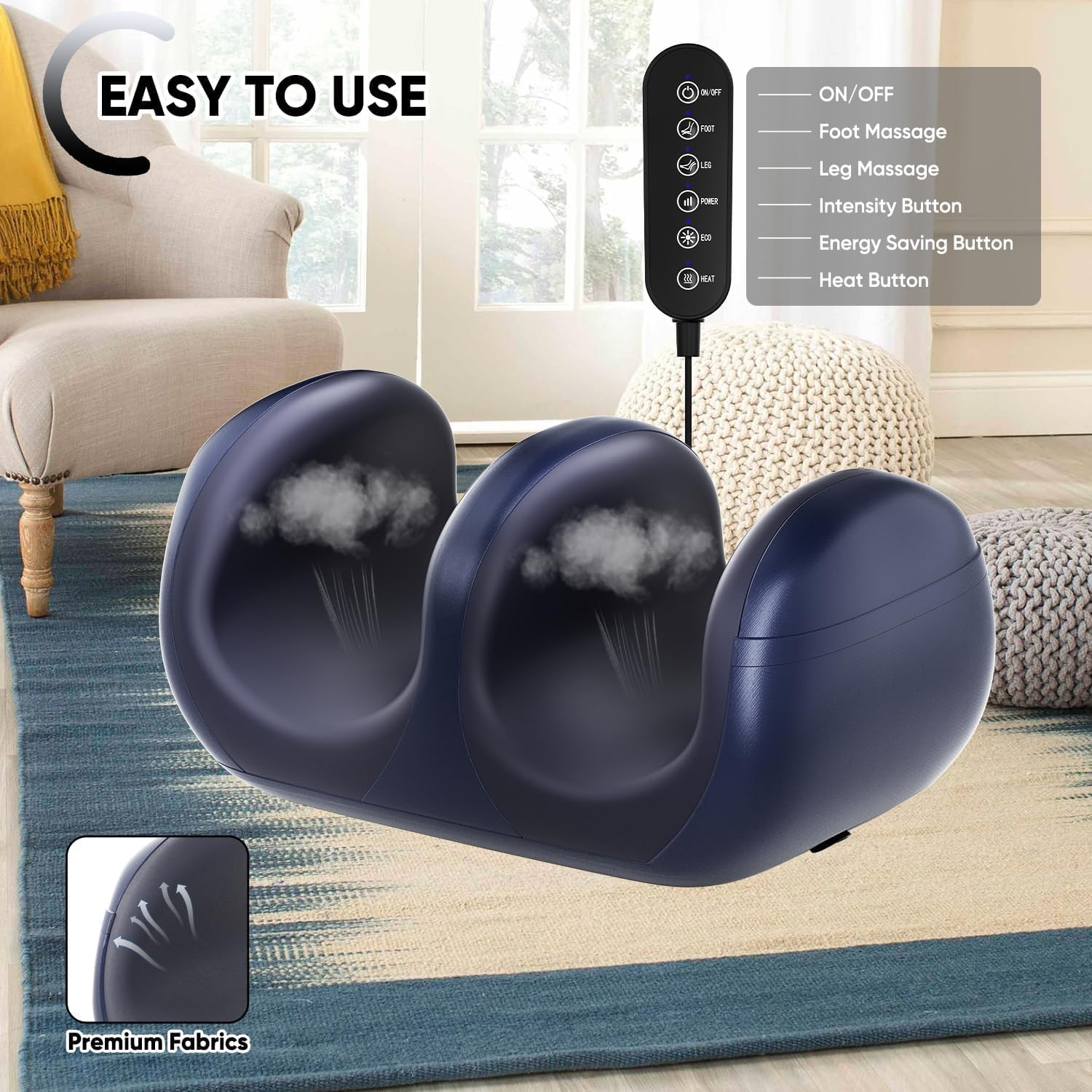 Foot Massager Electric Foot Massager with Heat