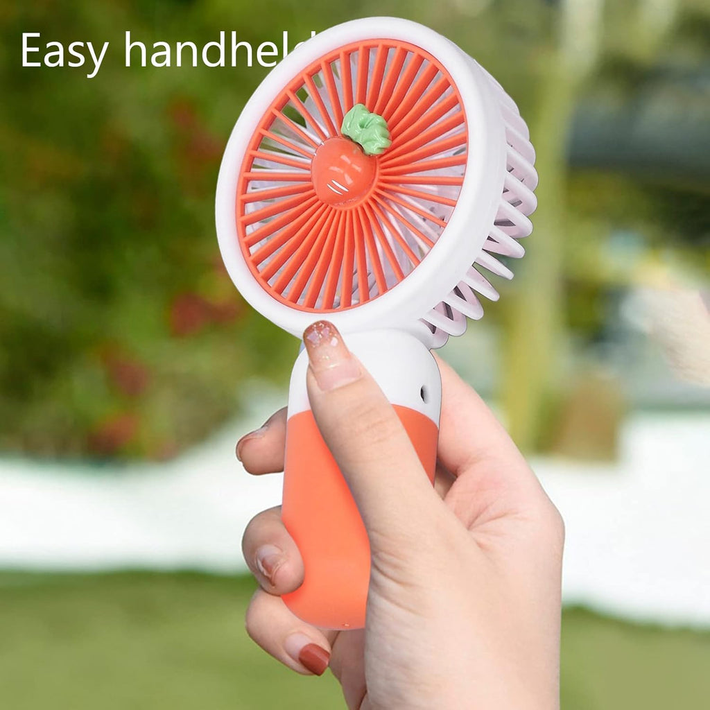 Pocket Fan, Rechargeable Fan with Handle with Base | Limited stocks available