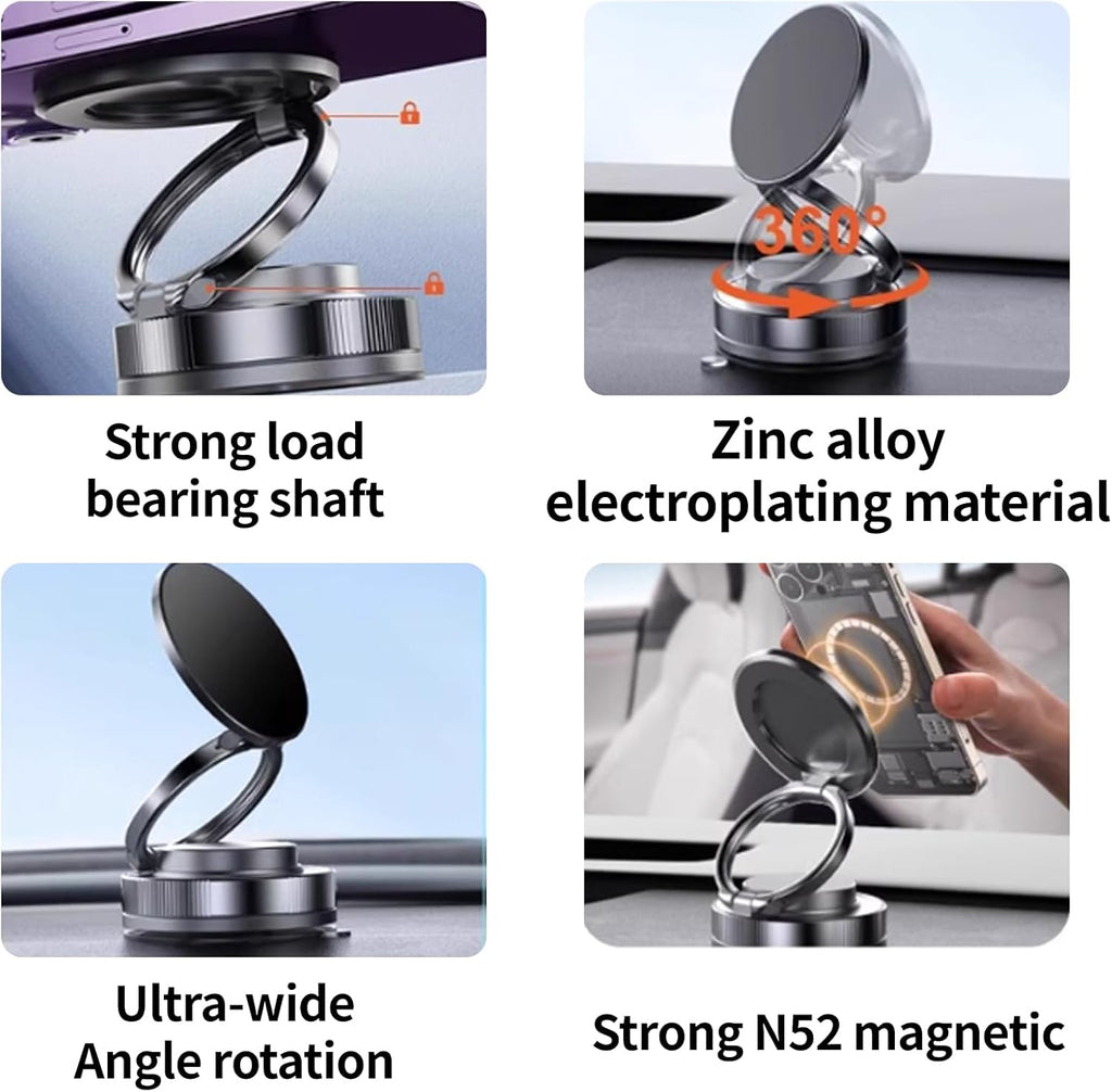 360° Adjustable Vacuum Magnetic Phone Holder | Limited stocks available