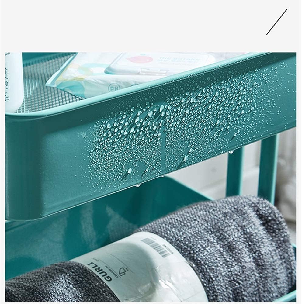 Stable Kitchen Trolley Storage Trolley 3-Layer Metal Storage | Limited stocks available