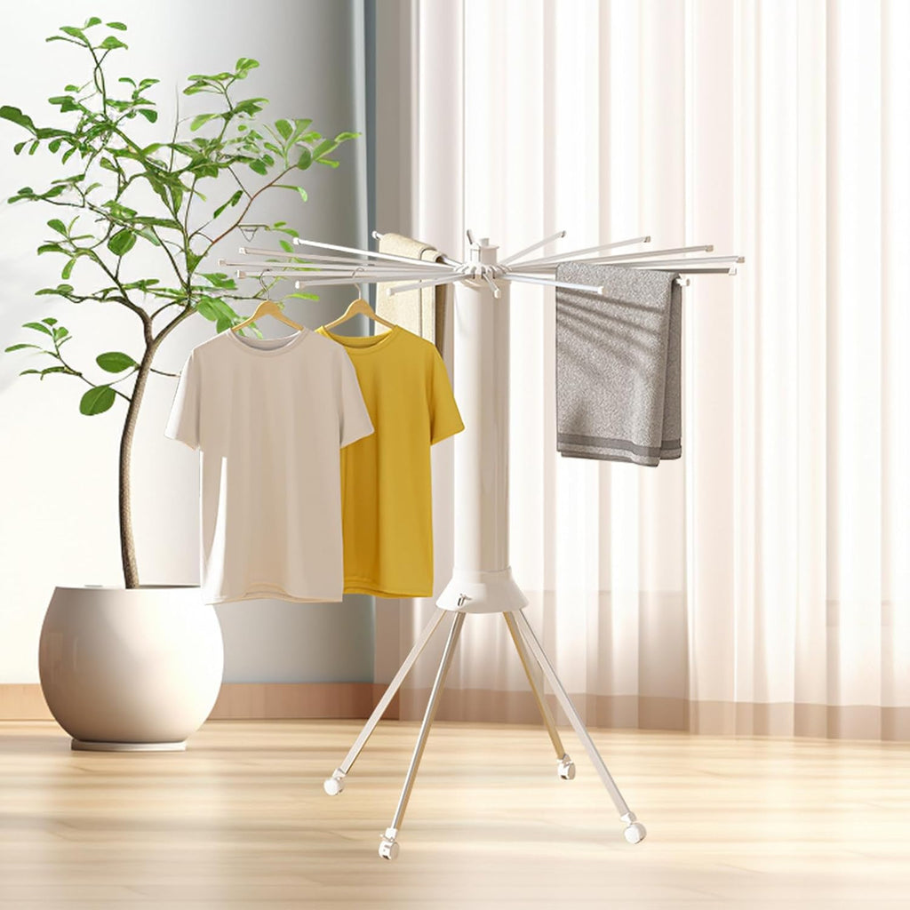 Tripod Clothes Drying Rack | Heavy Duty Folding Indoor Portable Rack