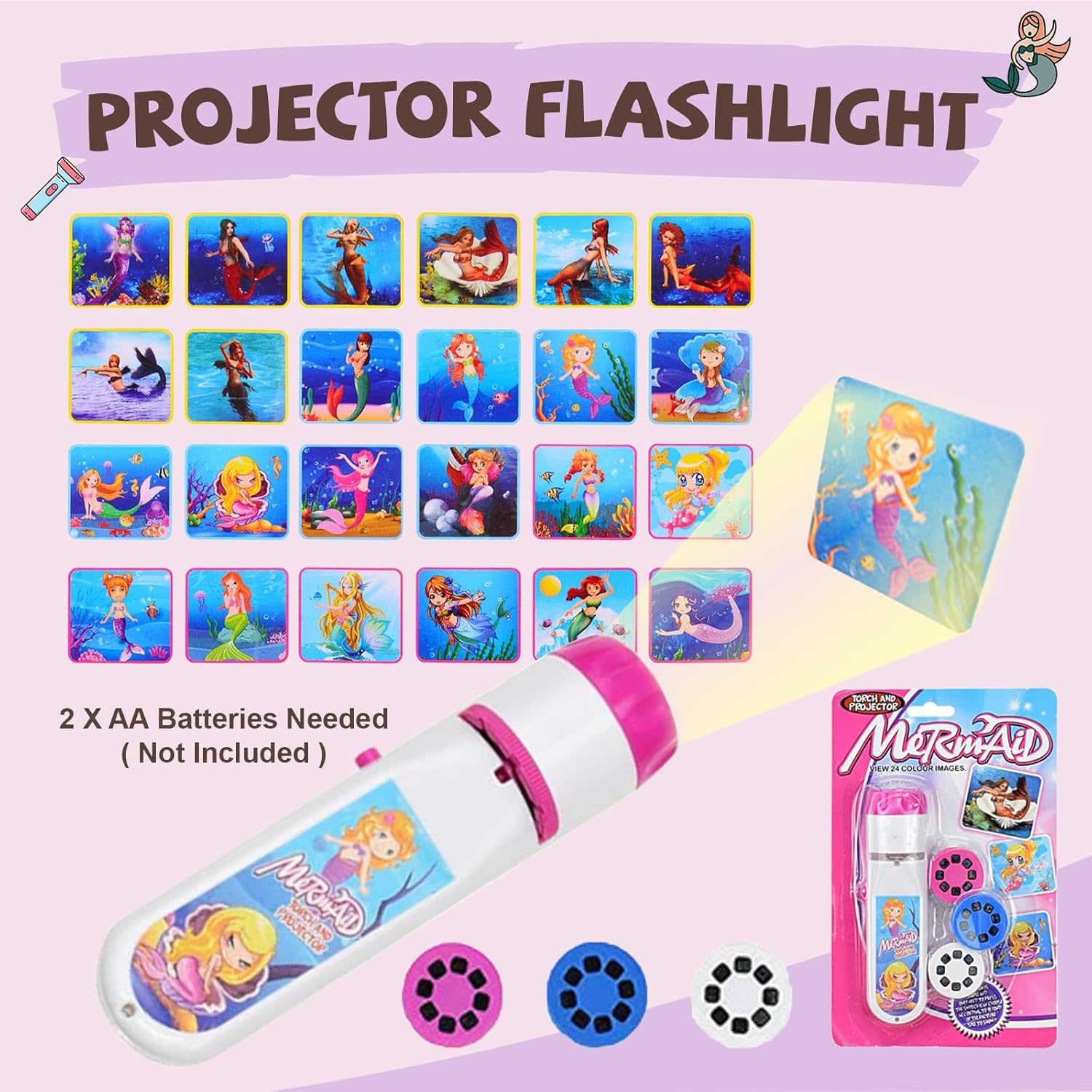 Projector Painting Toy with Light & Music | Child Smart Projector Desk