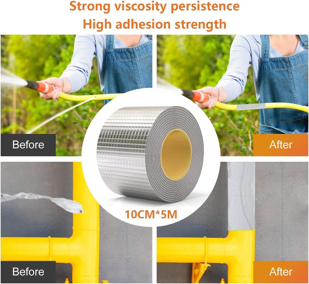 شريط لاصق مقاوم للماء، شريط لاصق قوي للغاية مانع للتسرب ومقاوم للماء 