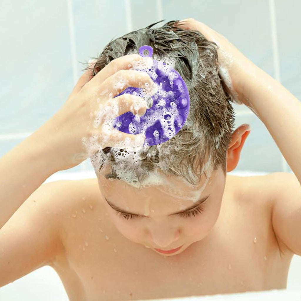 Silicone Shampoo Brush Bathing Accessory Body Brush Scrub Bath Tool