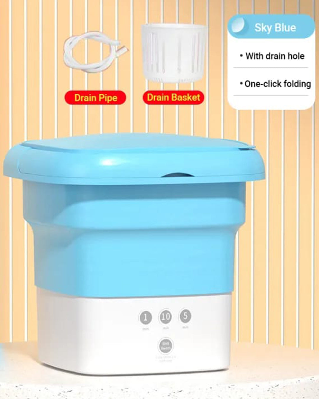 Portable Washing Machine | Delivery: 2 to 3 business days | Limited stocks available | Hurry before Sold Out