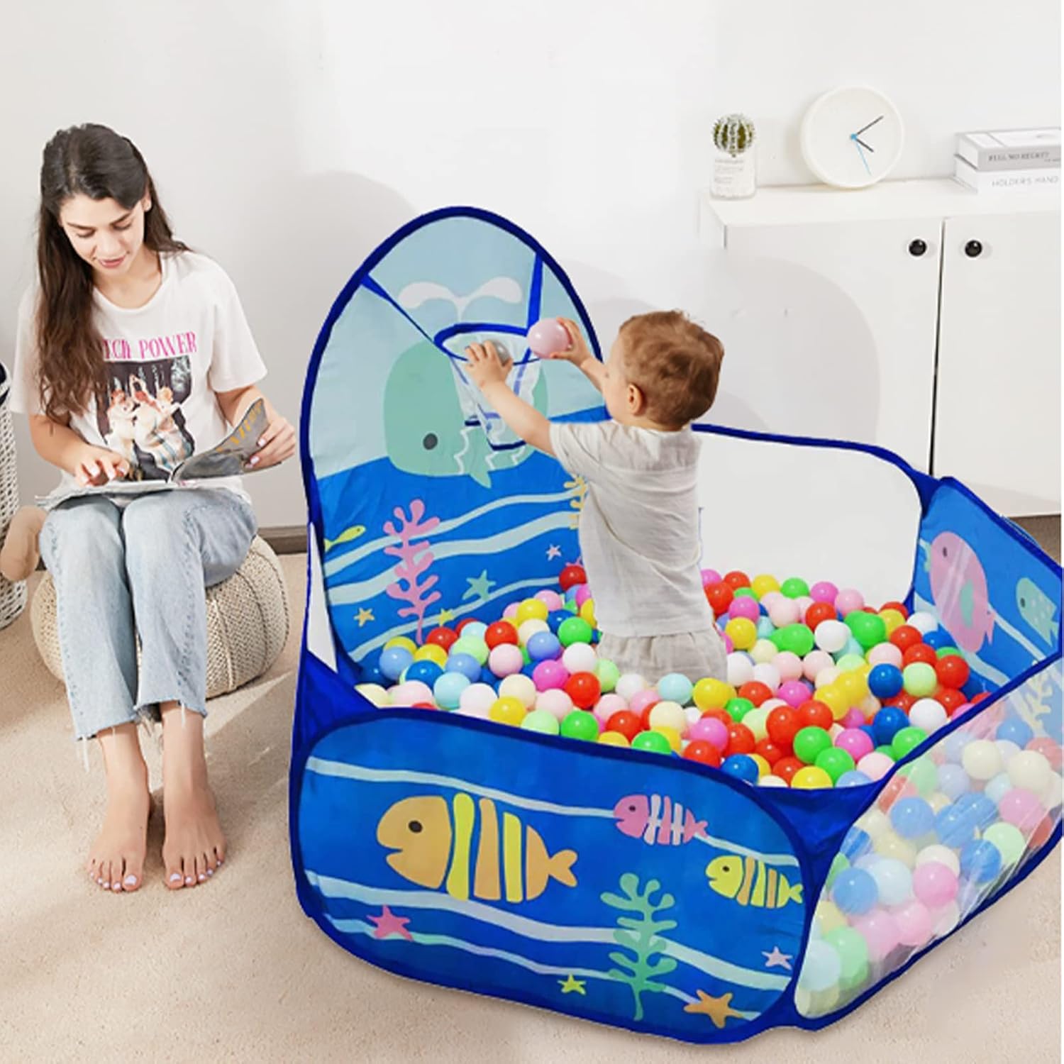 Kids Ball Pit Pop Up Children Play Tent