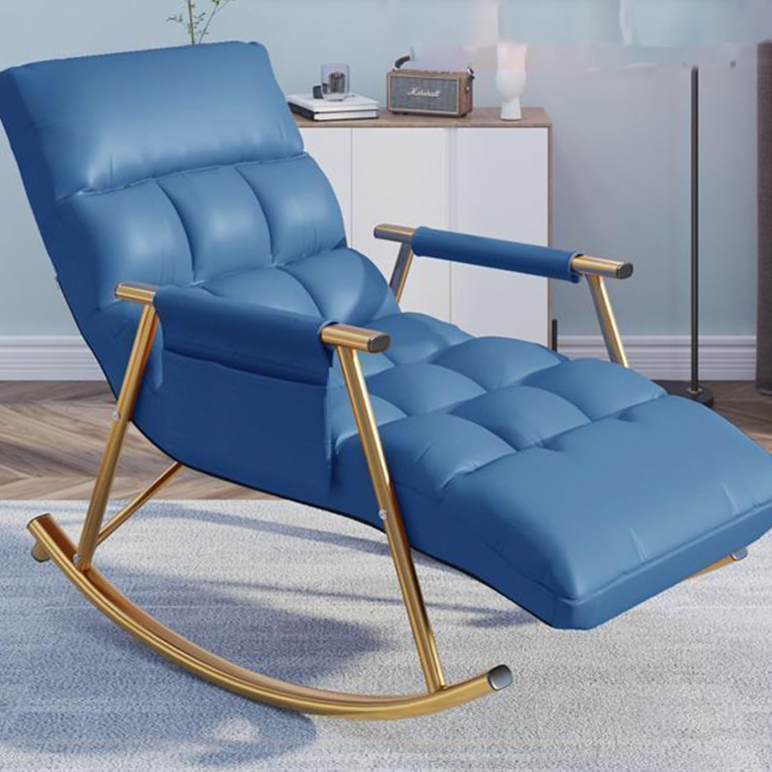 Reading Chair For Adults | Modern Comfortable Upholstered Swing Chair