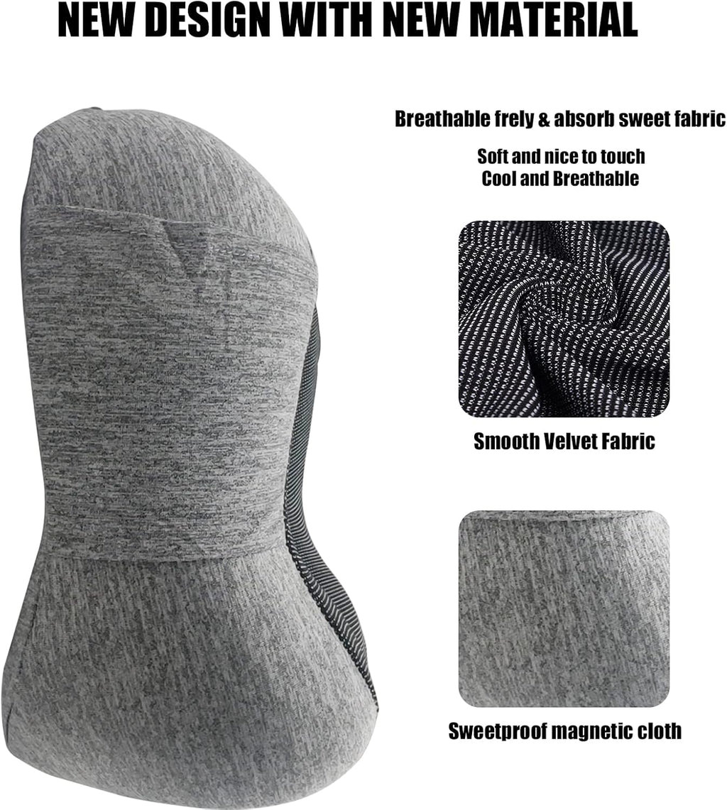 Travel Pillow 100% Pure Memory Foam Neck Pillow | Airplane Travel Kit Home Office Car &amp; Home Use