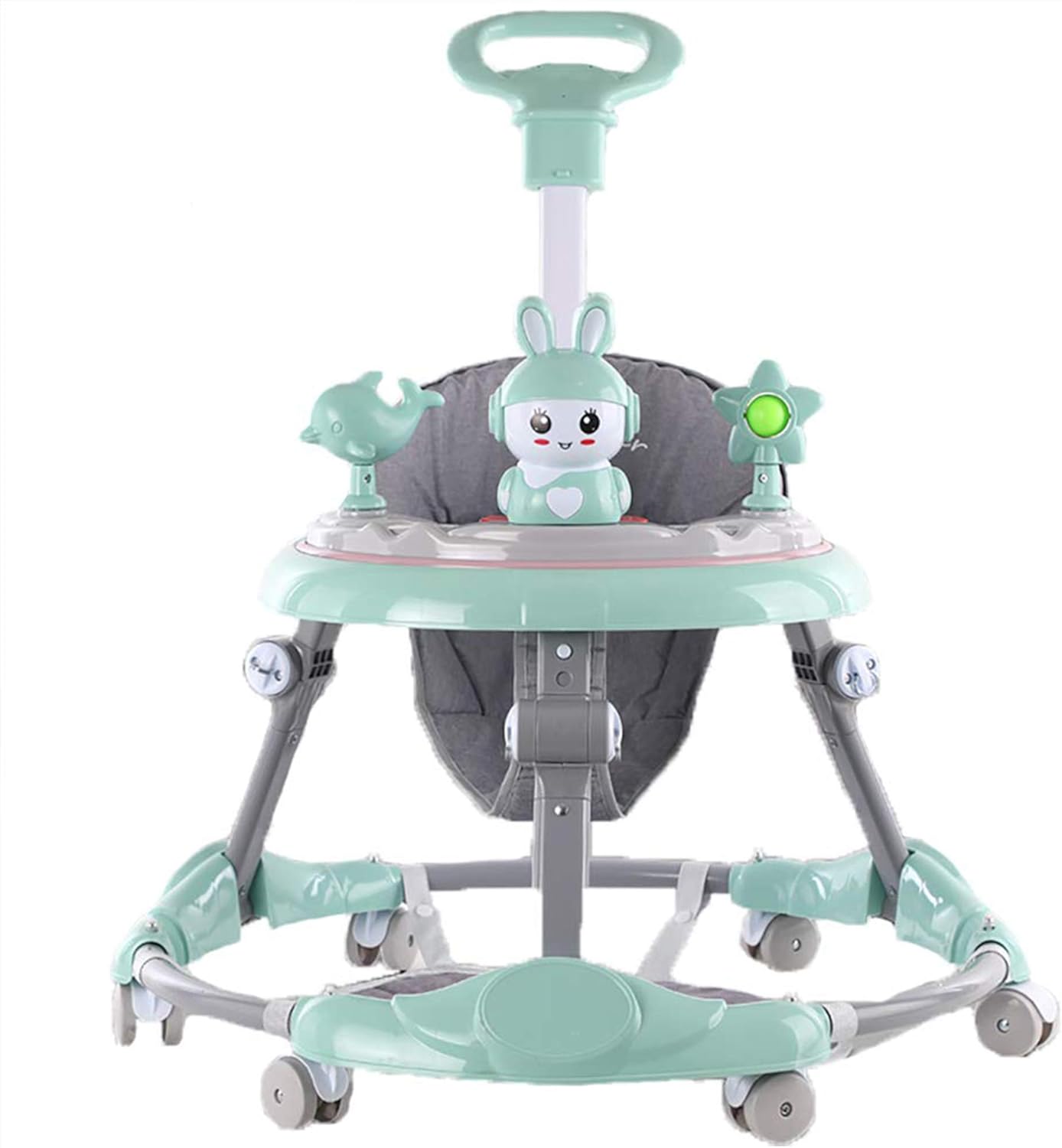 Baby Walker Multifunctional Anti-Rollover Anti-O Leg Can Sit Folding