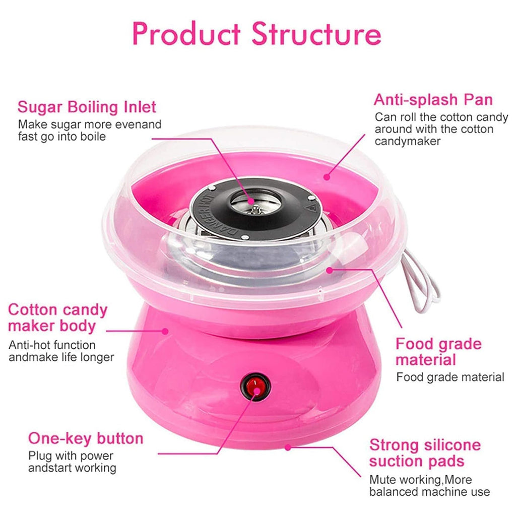 Cotton Candy Maker Machine Electric Sugar Floss Homemade