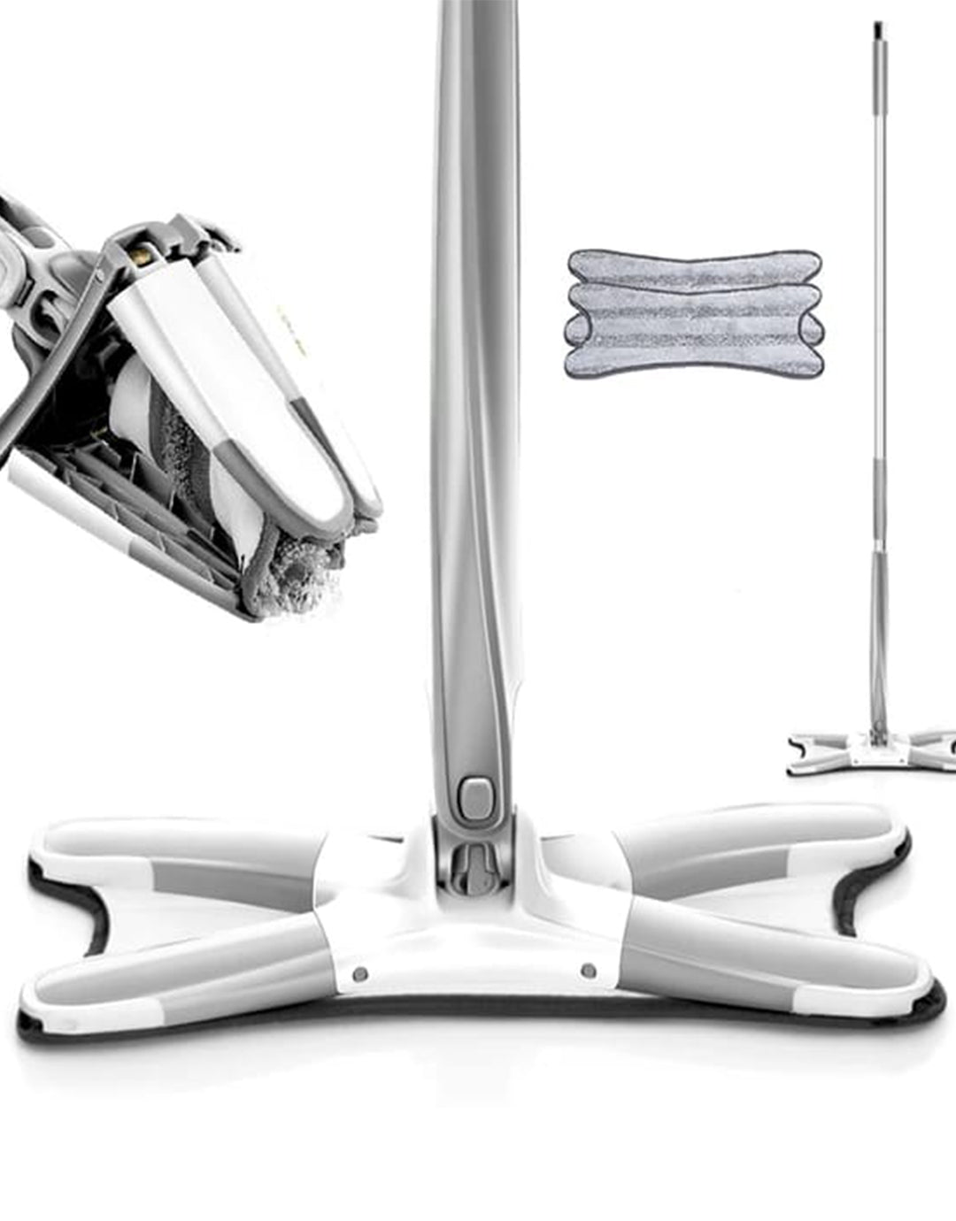 Microfiber Mop, Easy Squeeze and Spin Mop, Easy Squeeze Mop