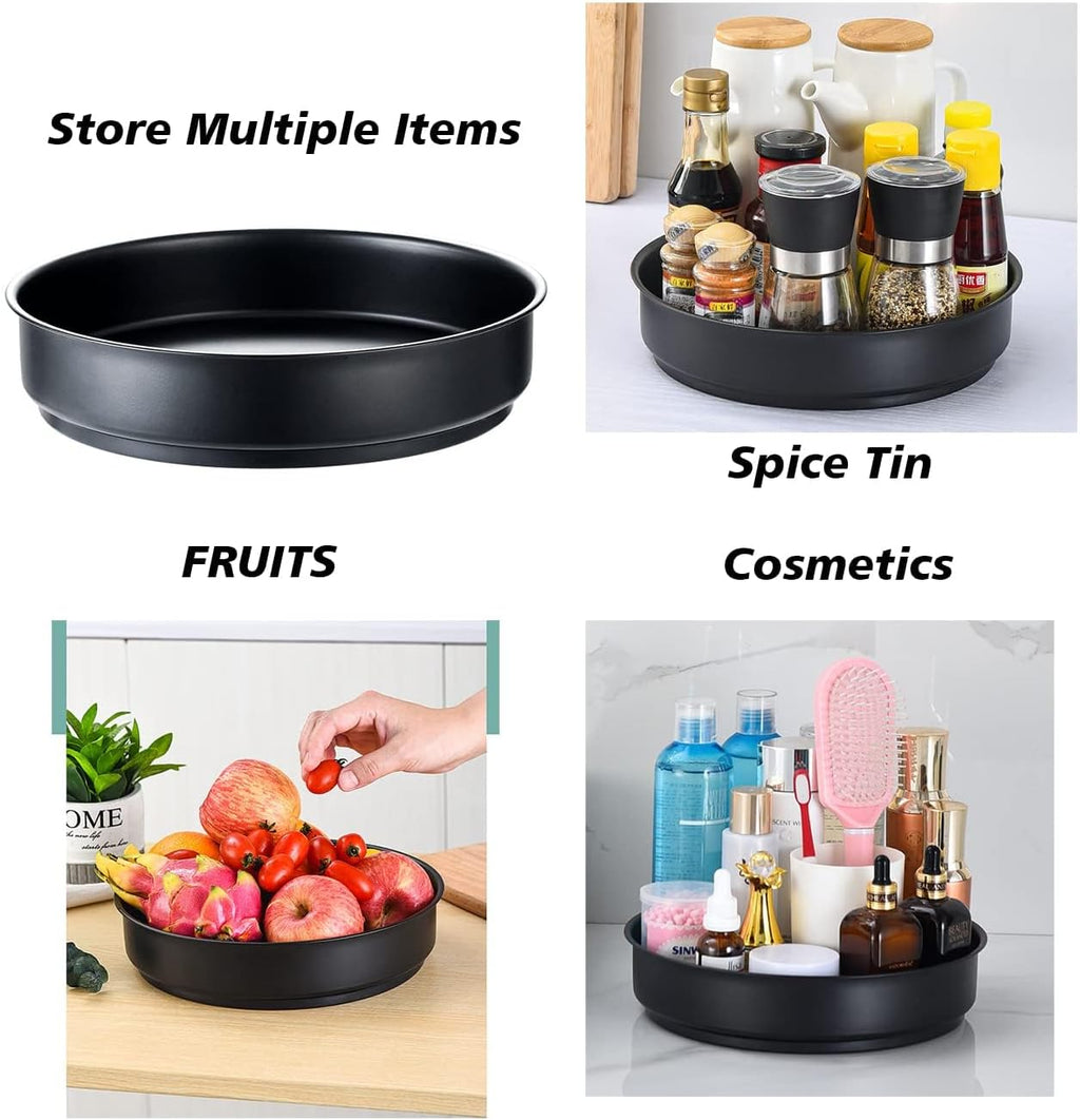 Turntable Plate Small Cabinet Organizer