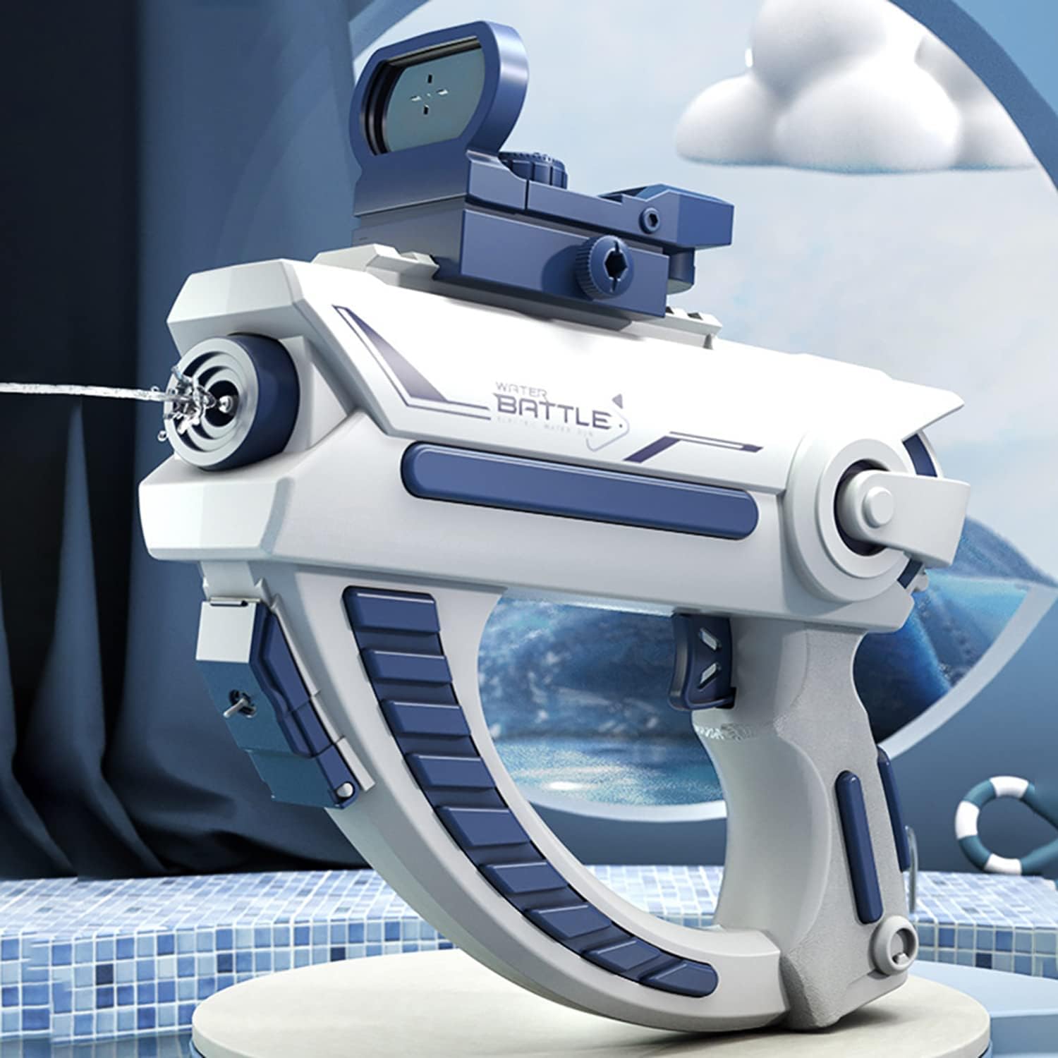 Electric Water Gun | 32 Ft Range Automatic Electric Water Gun for Kids & Adults