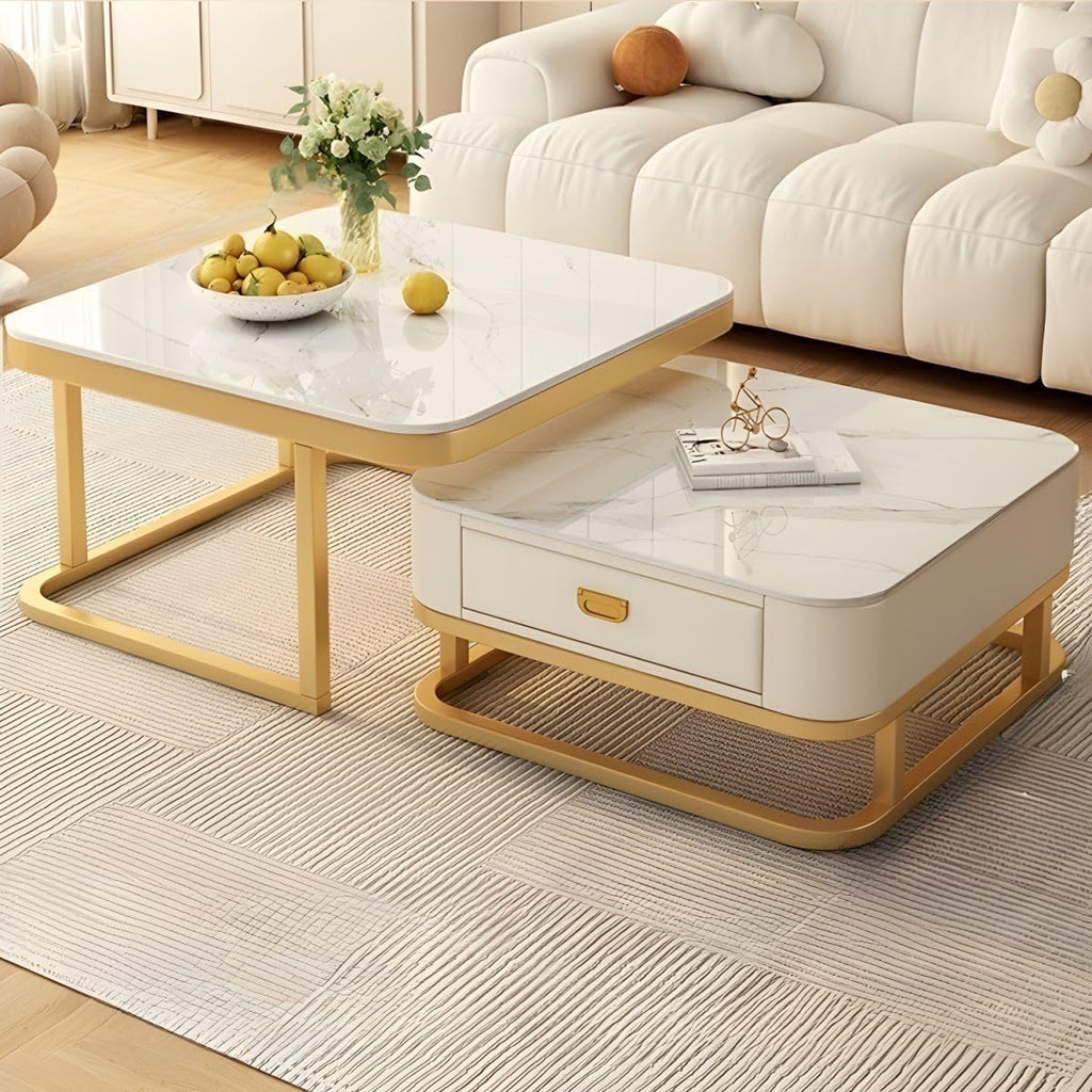 Luxury Sofa Center Table with Storage Drawer Perfect for Living Room | Limited stocks available
