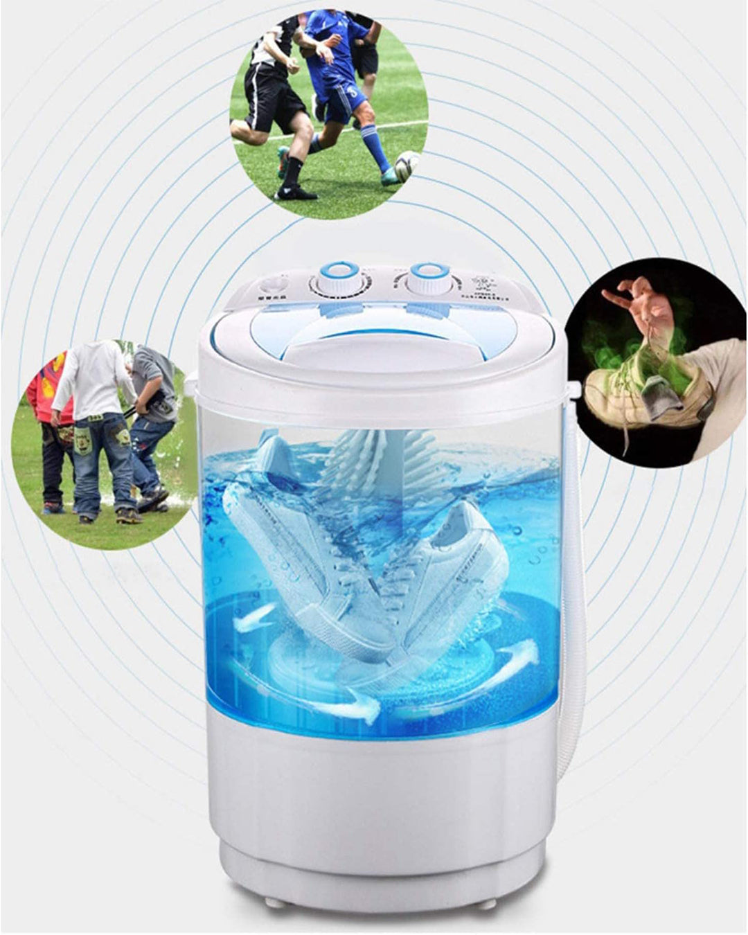Shoes Washing Machine Portable 360° Fast Cleaning