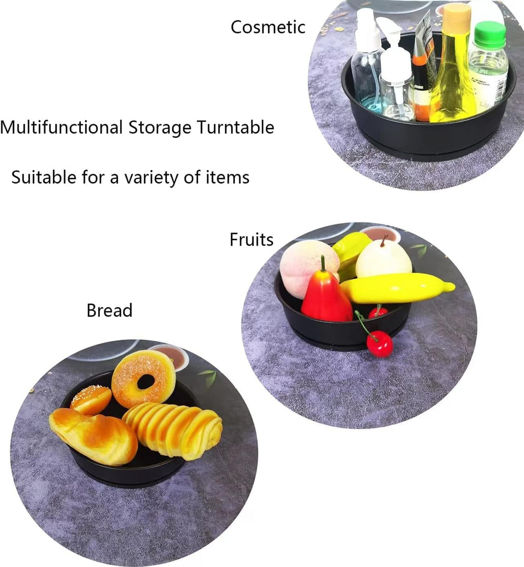 Turntable Plate Small Cabinet Organizer
