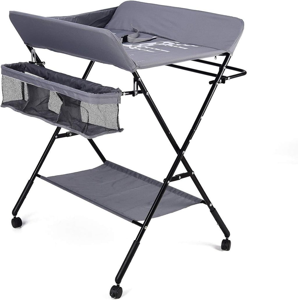 Baby Diaper and Cloths Changing Folding Table with Wheels | Limited stocks available