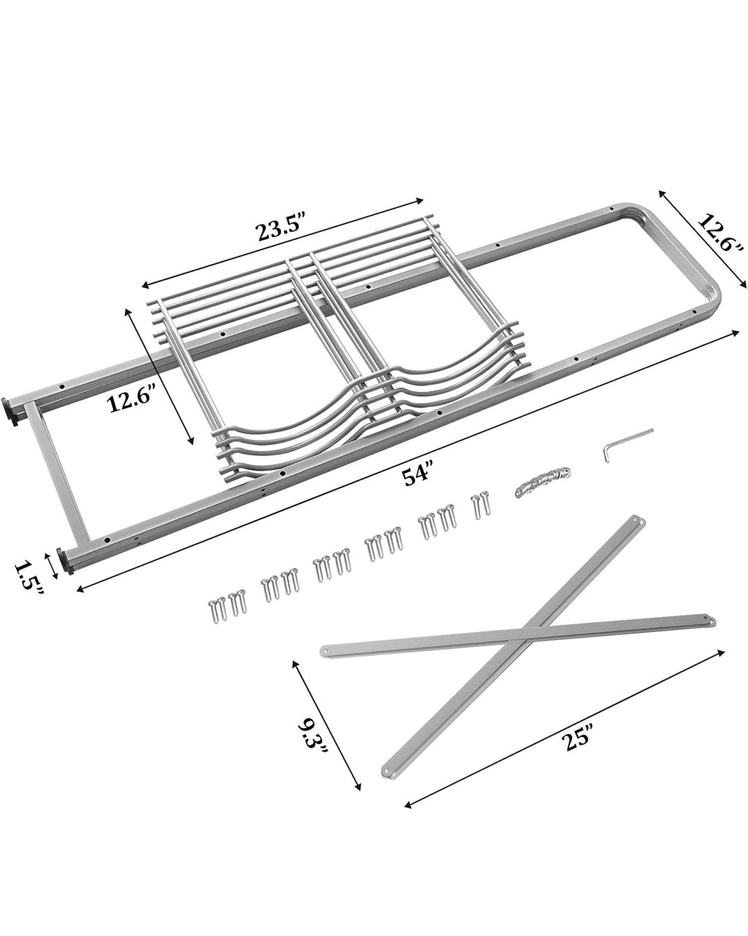 5 Tiers Heavy-Duty Water Cooler Jug Rack - 10 Bottles Holder