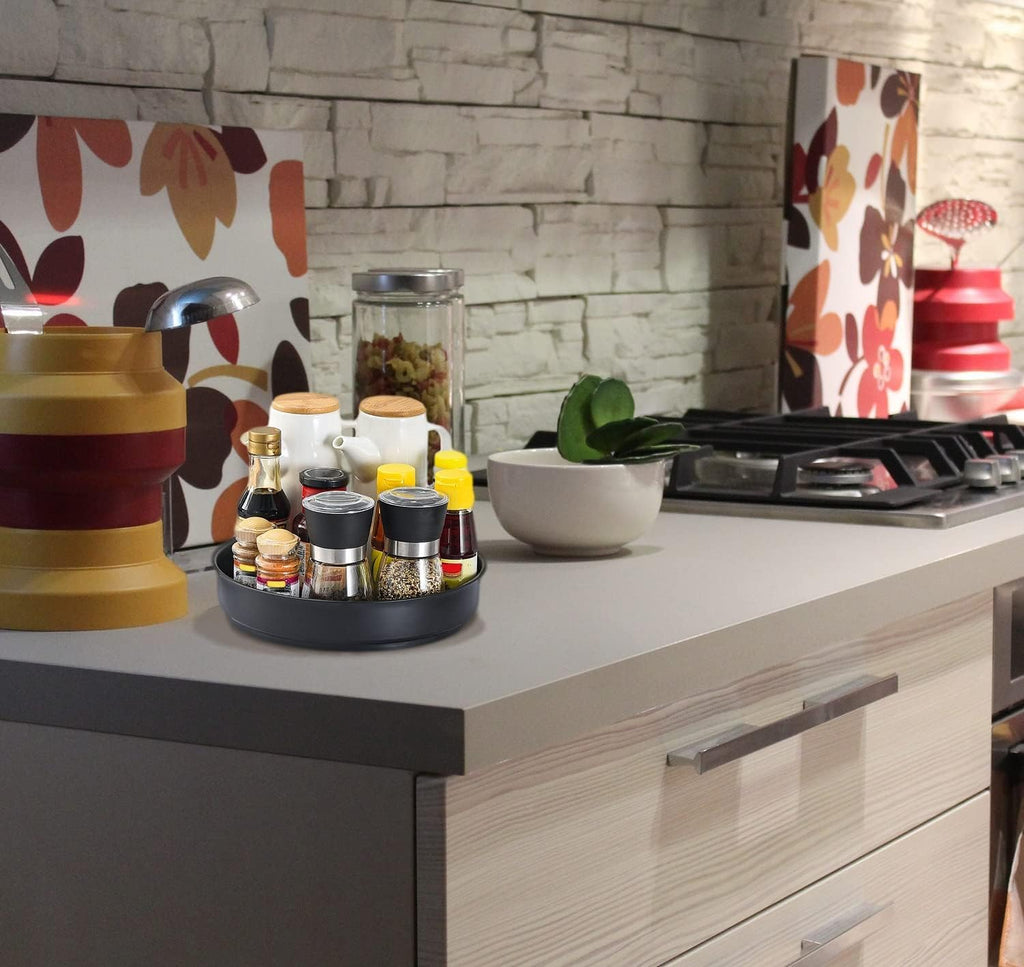 Turntable Plate Small Cabinet Organizer