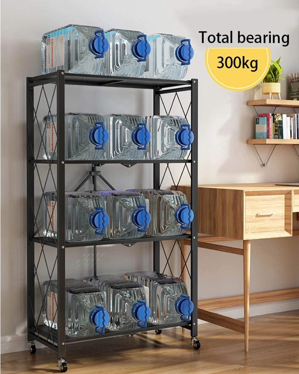 In-House 4-Tire Kitchen Microwave Racks Shelving Storage