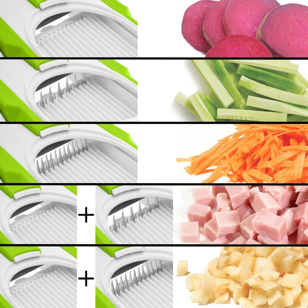 Pump'N'Slice Chopper, Mandoline slicer, Vegetable slicer and cutter, Food chopper
