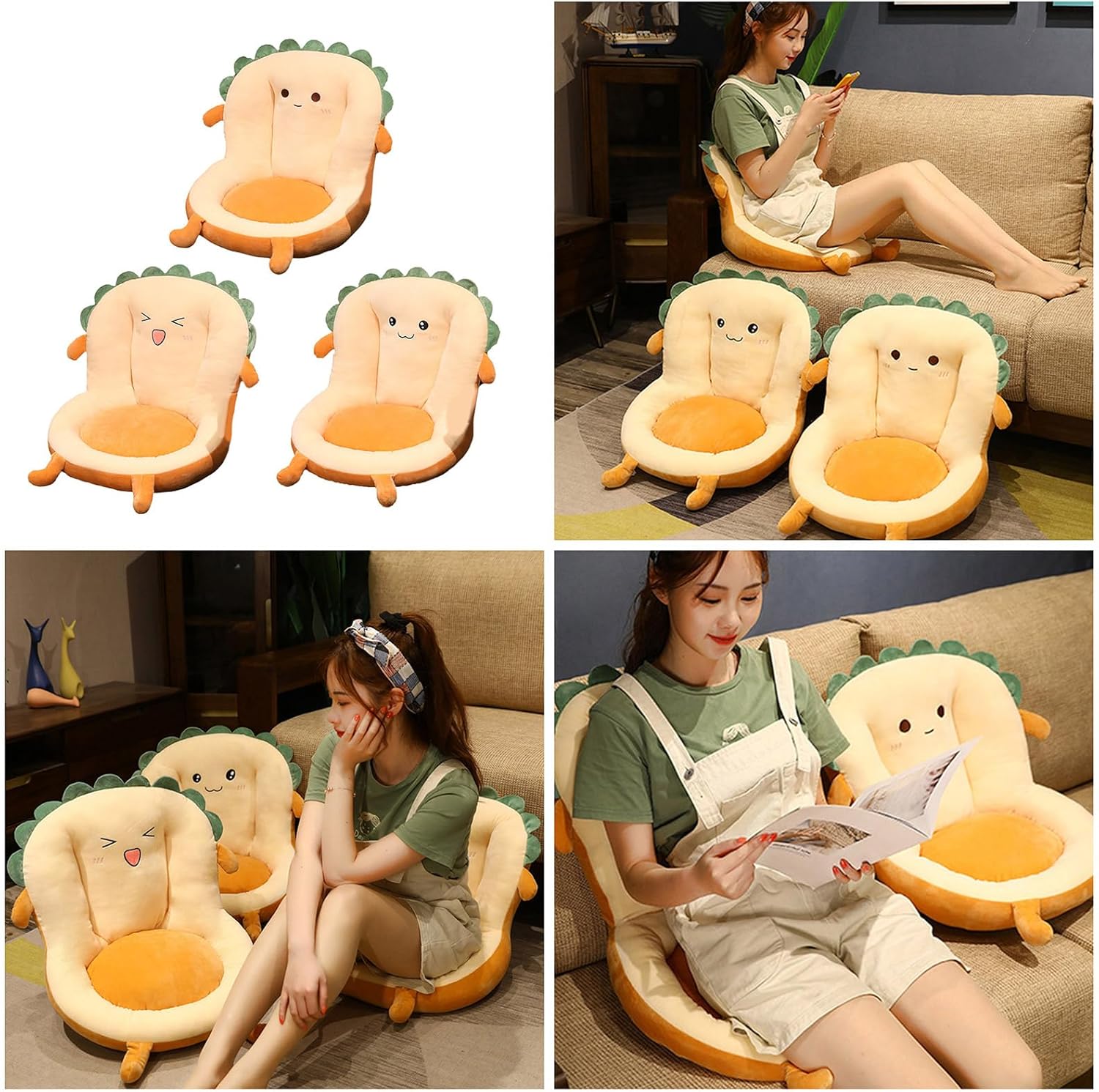 Soft Stuffed Floor Cushion Fun Cartoon Mat | Limited stocks available