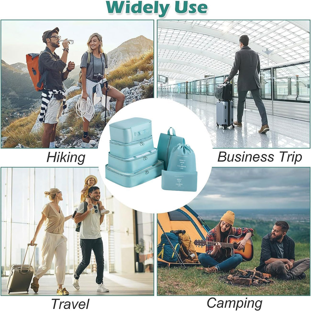 Packing Bags For Suitcases, 7 Pcs Luggage Organizer Bags