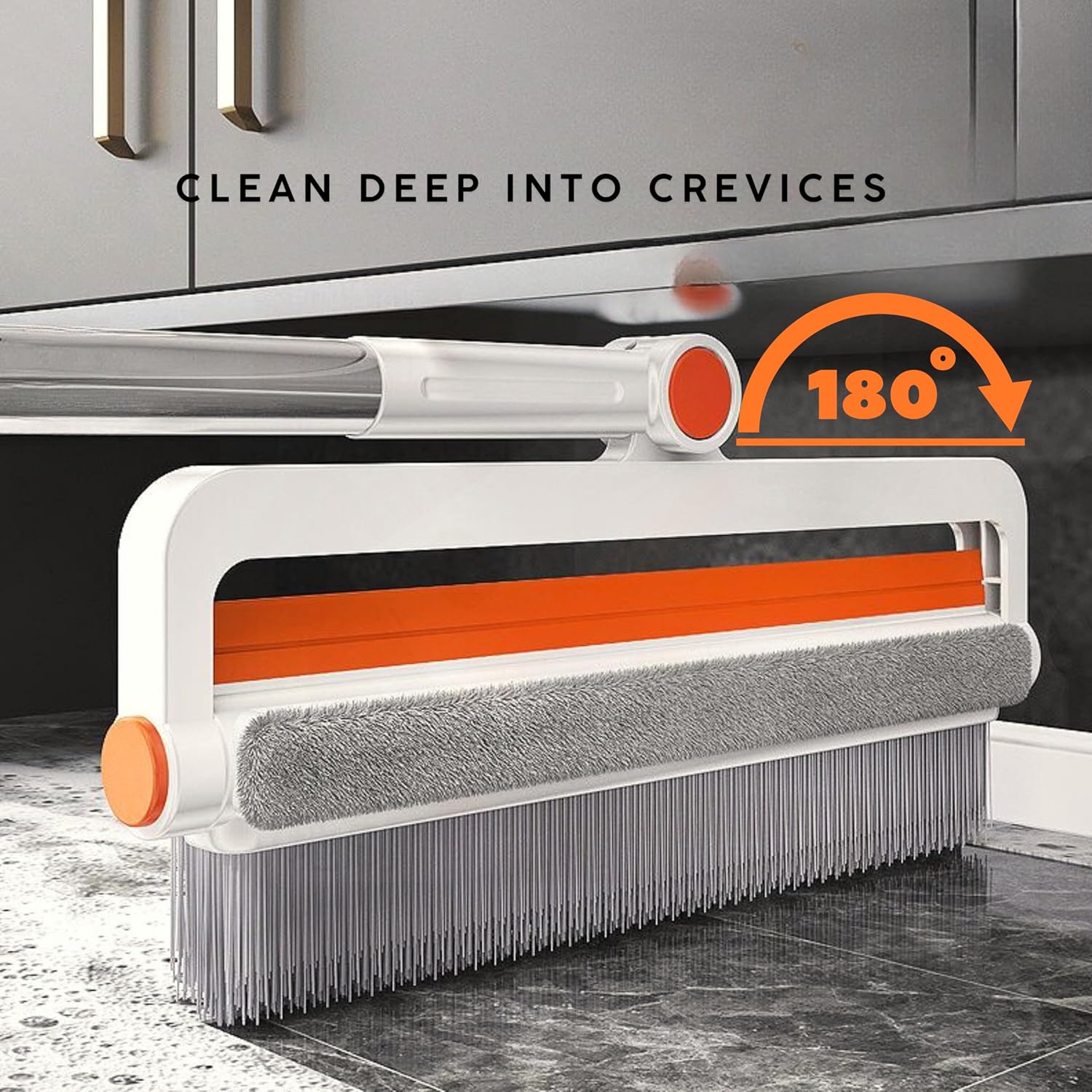 4-in-1 Room, Bathroom Cleaning Brush With Wiper | Limited stocks available