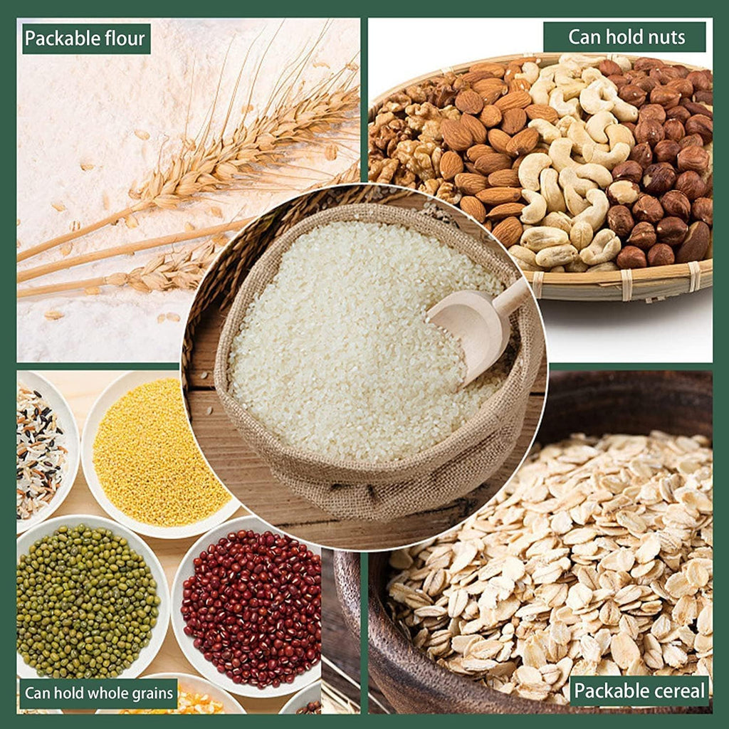 Grain Moisture-proof Sealed Bag, Transparent Grain Storage Suction Bags (2pcs)