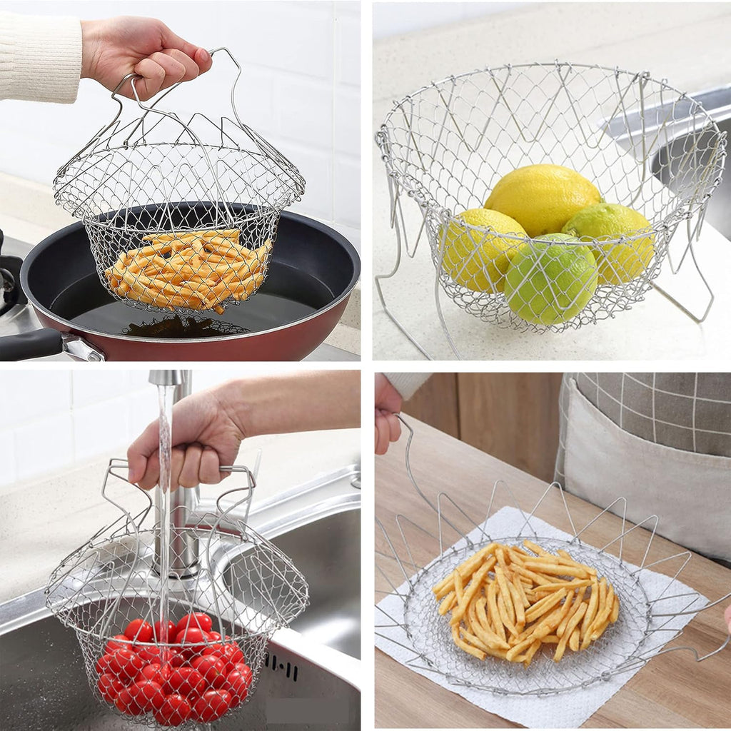 Stainless Steel Chef Fry Basket | Delivery: 2 to 3 business days | Limited stocks available | Hurry before Sold Out