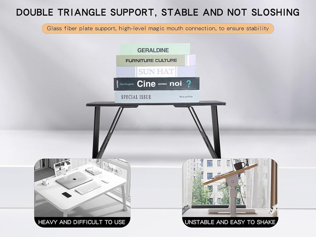 Adjustable Folding Table Desk for Home, Office, and Car – Lightweight & Portable-KYAMSTORE