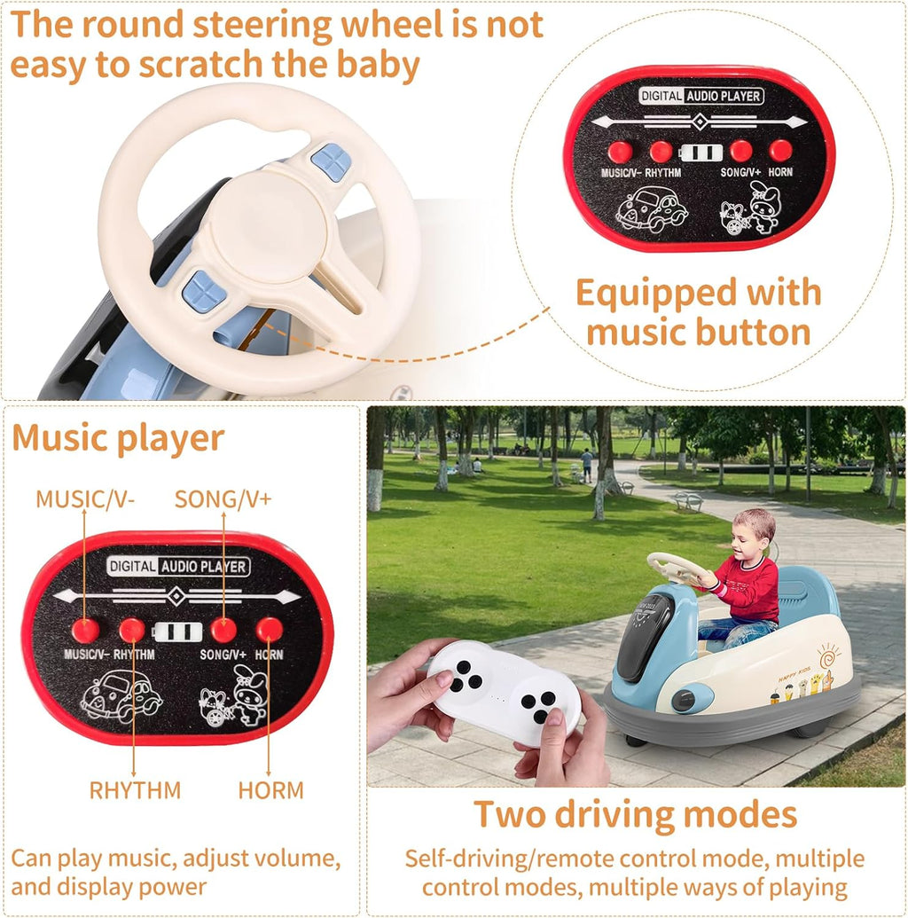 Children's Electric Bumper Car Cadillac Boys and Girls