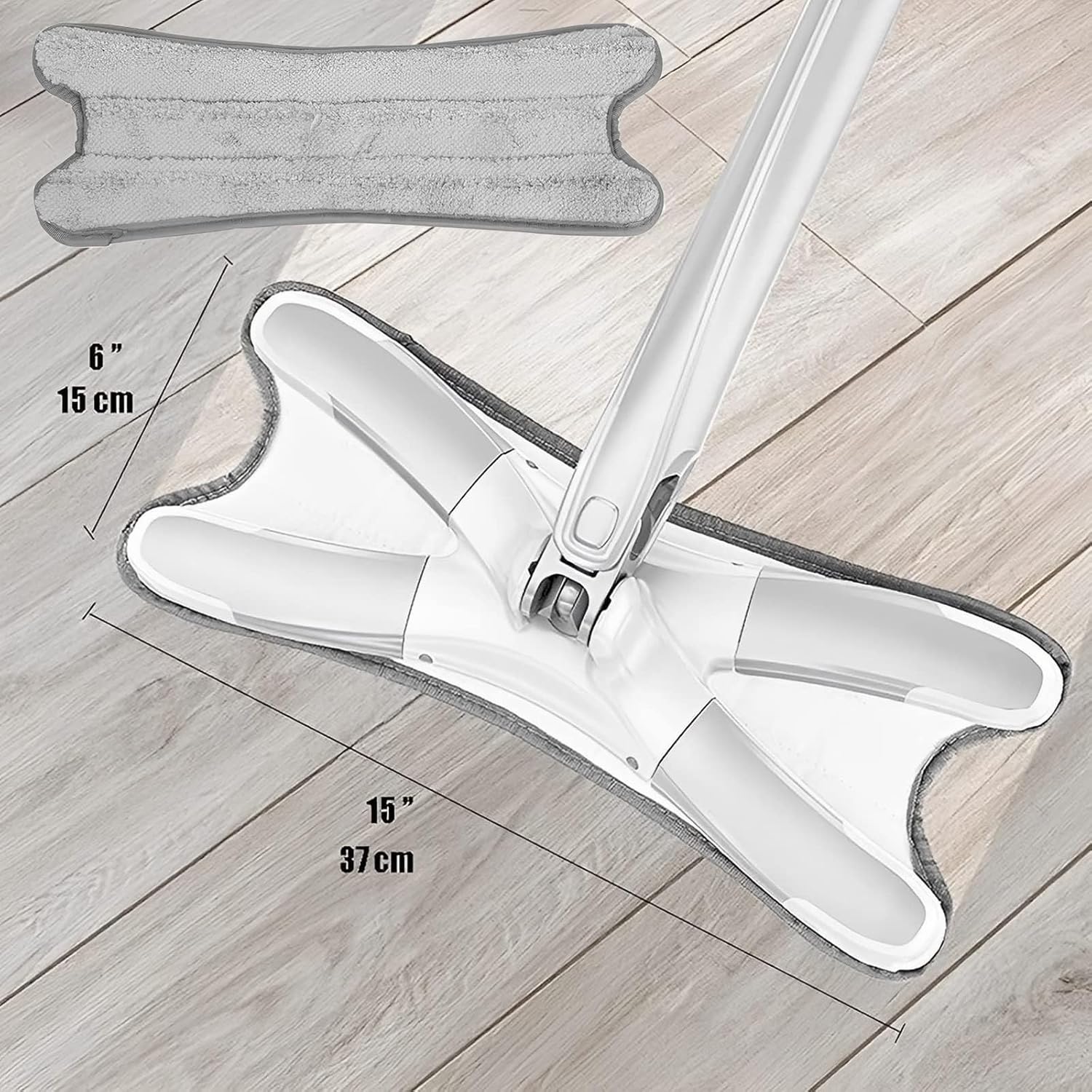 Microfiber Mop, Easy Squeeze and Spin Mop, Easy Squeeze Mop