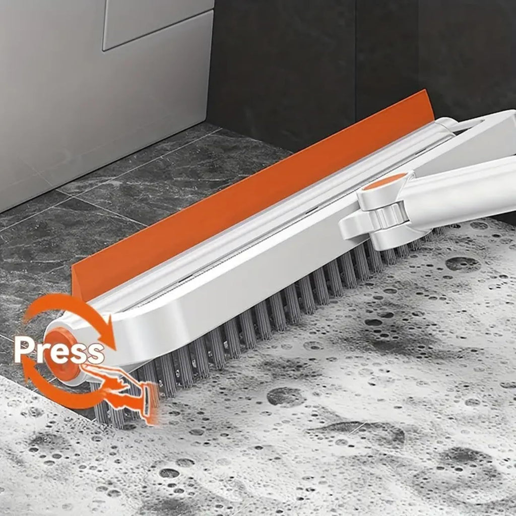 4-in-1 Room, Bathroom Cleaning Brush With Wiper | Limited stocks available