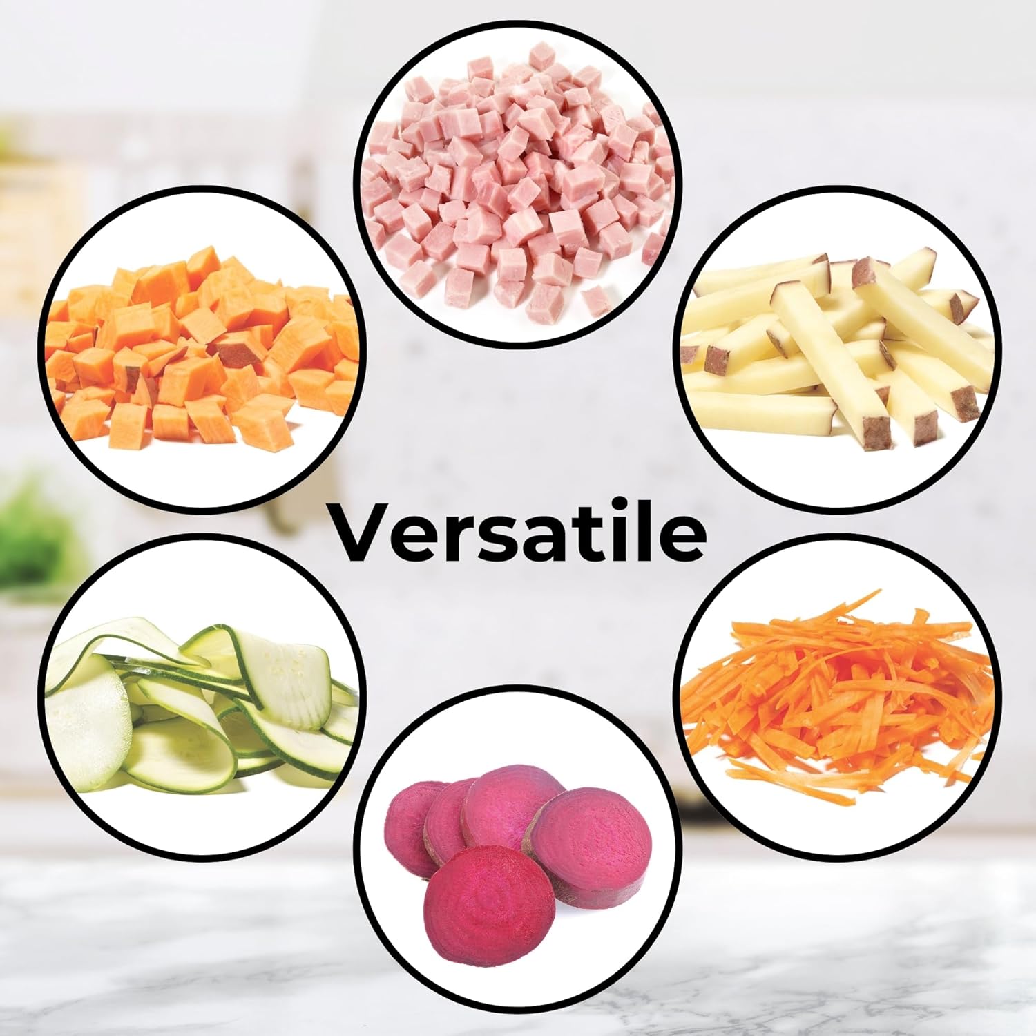 Pump'N'Slice Chopper, Mandoline slicer, Vegetable slicer and cutter, Food chopper