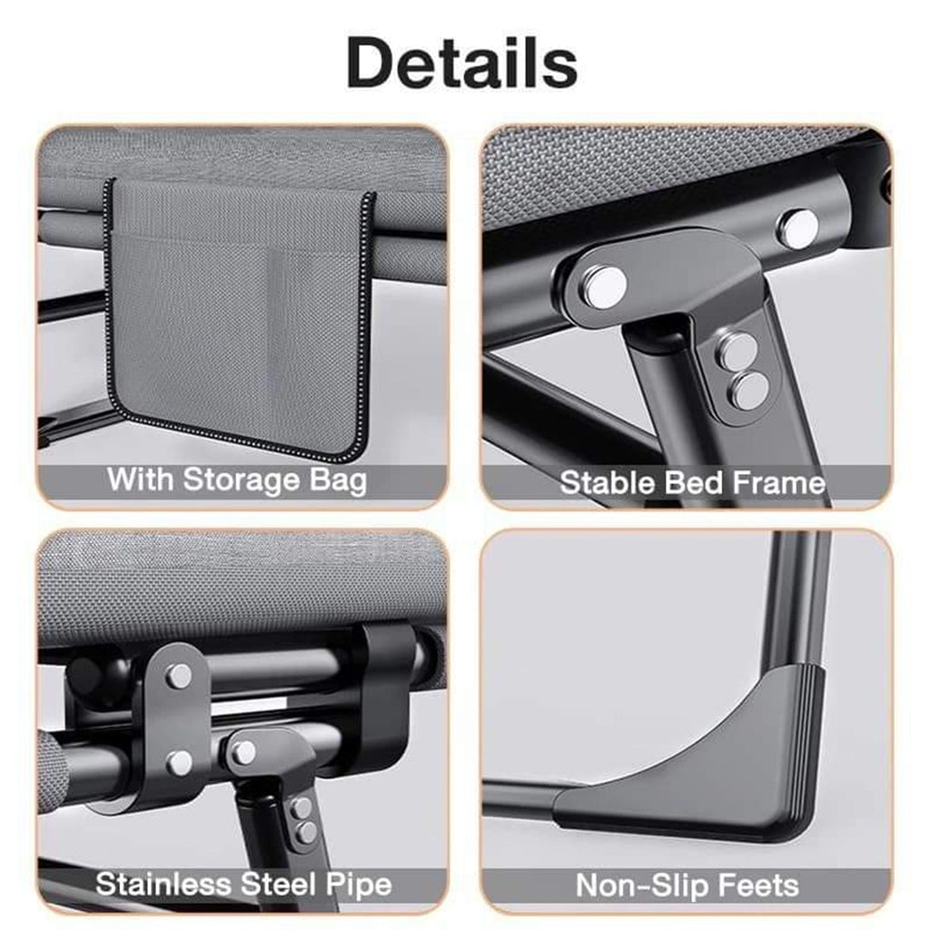 Adjustable Foldable Nap Rollaway Bed-KYAMSTORE