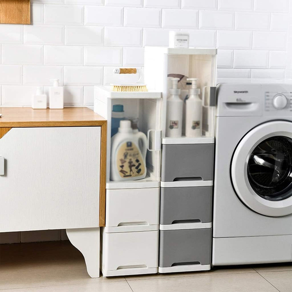 Compact Storage Cabinet with Drawer-KYAMSTORE