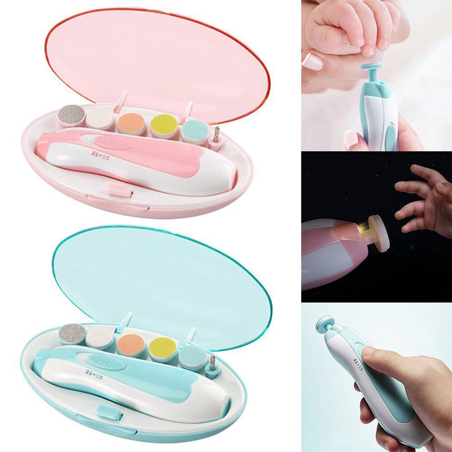 Electric Baby Nail File & Trimmer Kit-KYAMSTORE