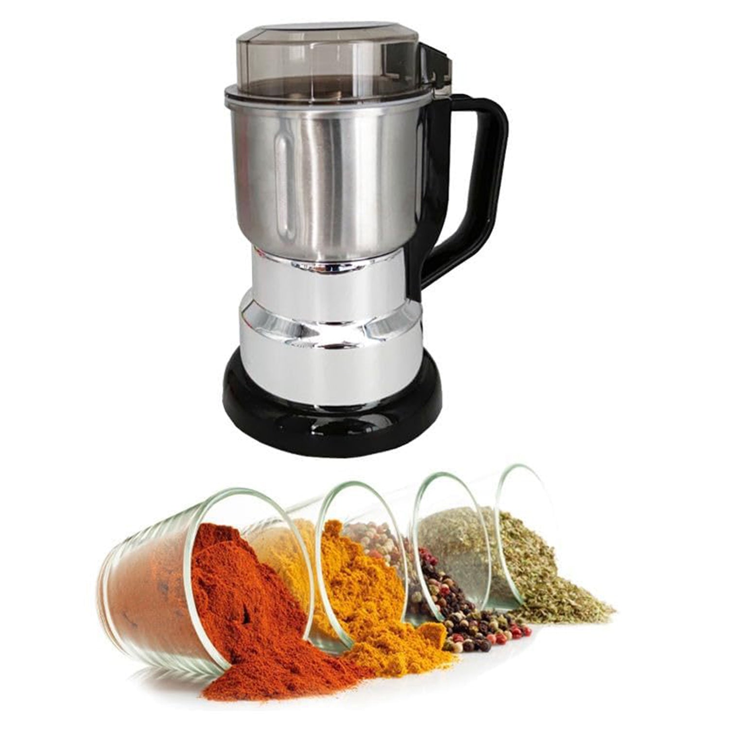 Electric Mixer Grinder for Spices, Coffee, and Nuts-KYAMSTORE