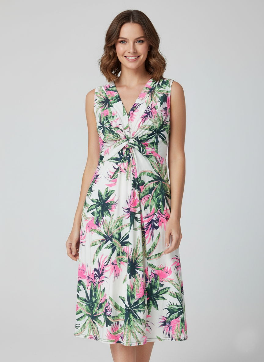 Ukay Find! Tropical Chic Dress