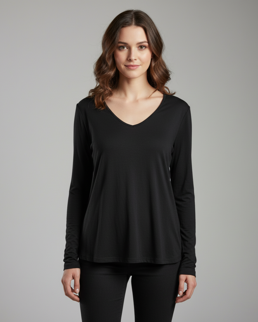 Ukay Find! Black Ladies' Blouse Top