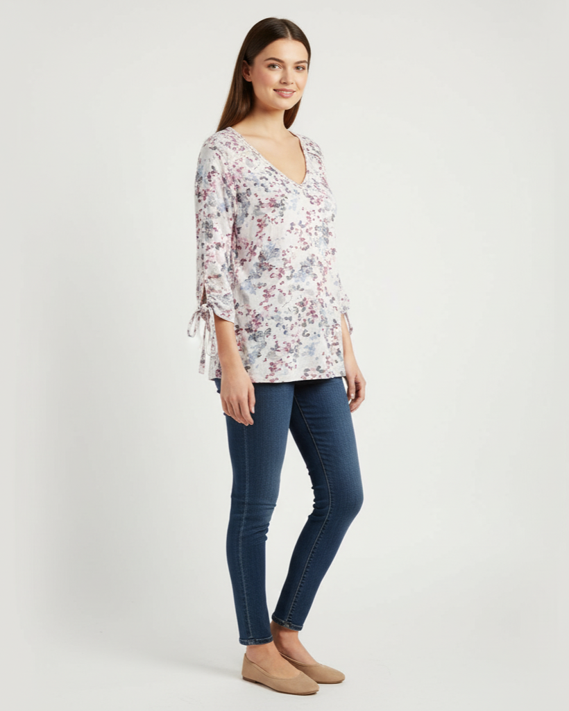 Ukay Find! Floral Blouse - Chic & Sustainable Style