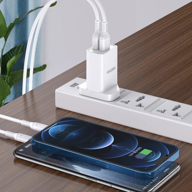 KAKUSIAG KSC-915 Huiteng Series Dual Port Smart Charger Set | Limited stocks available
