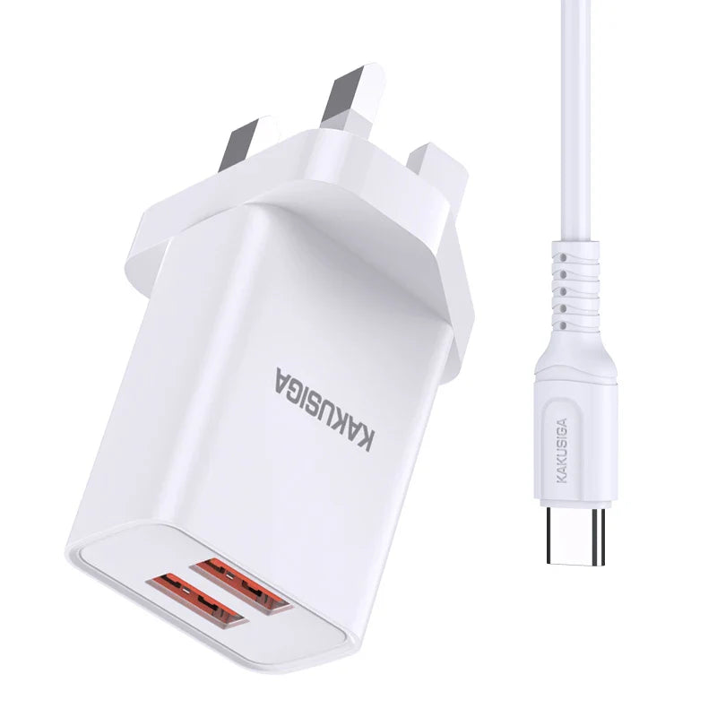 KAKUSIAG KSC-915 Huiteng Series Dual Port Smart Charger Set | Limited stocks available
