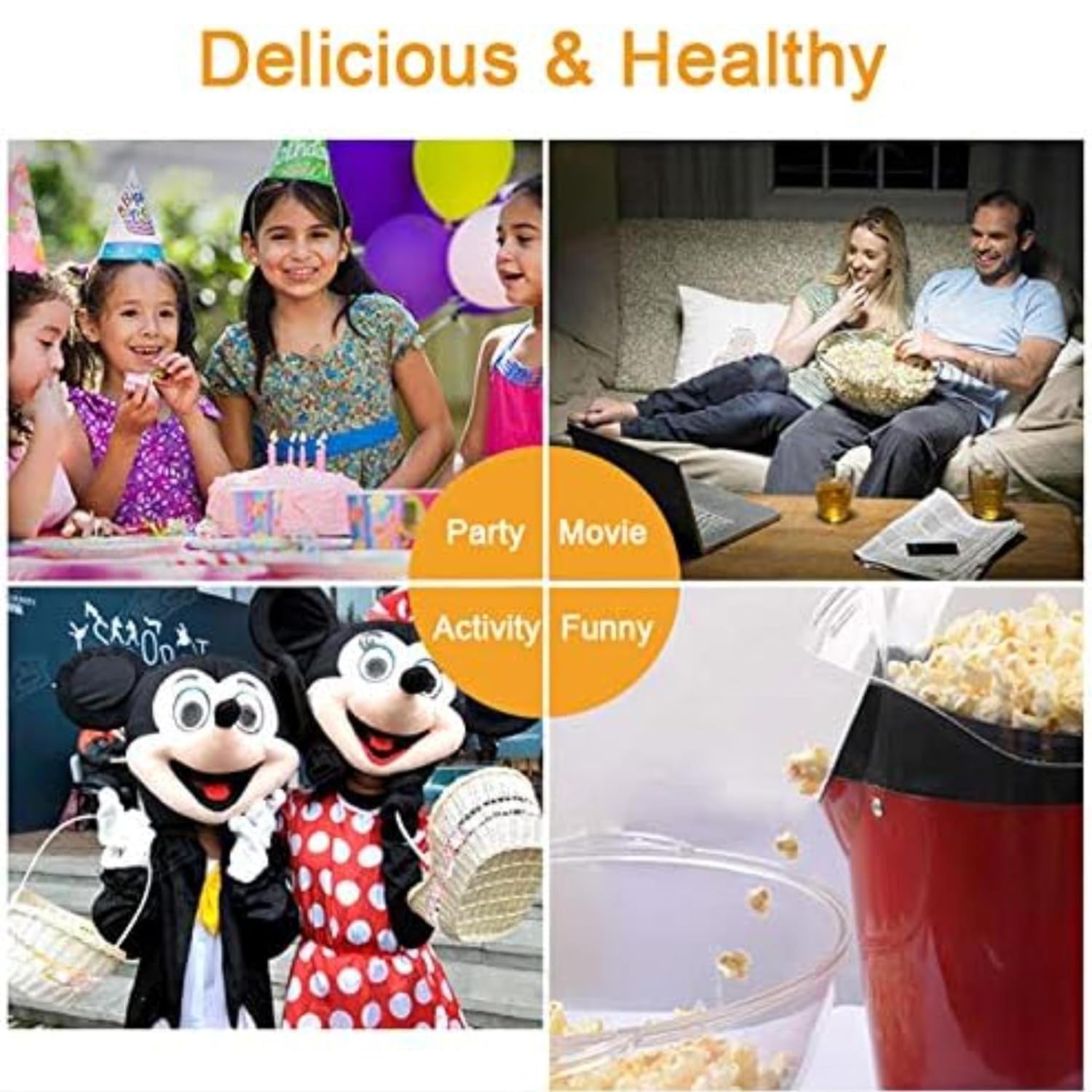 Hot Air Popcorn Maker Machine-KYAMSTORE