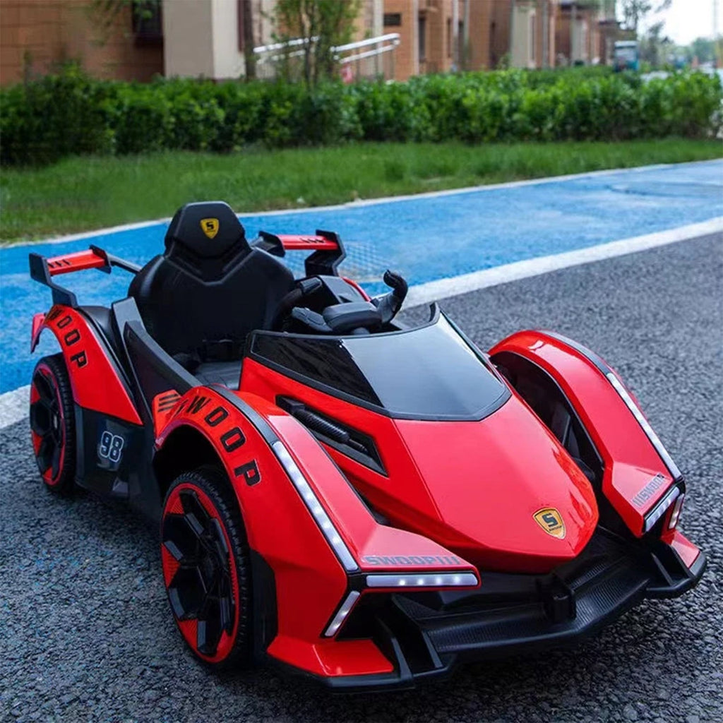 Lambo Electric Sports Car for Kids (Red)-KYAMSTORE