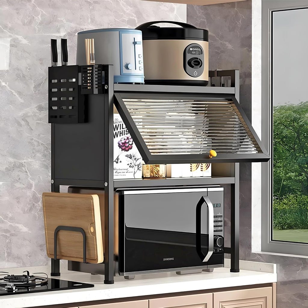 Microwave Oven Rack Heavy Duty Stand-KYAMSTORE