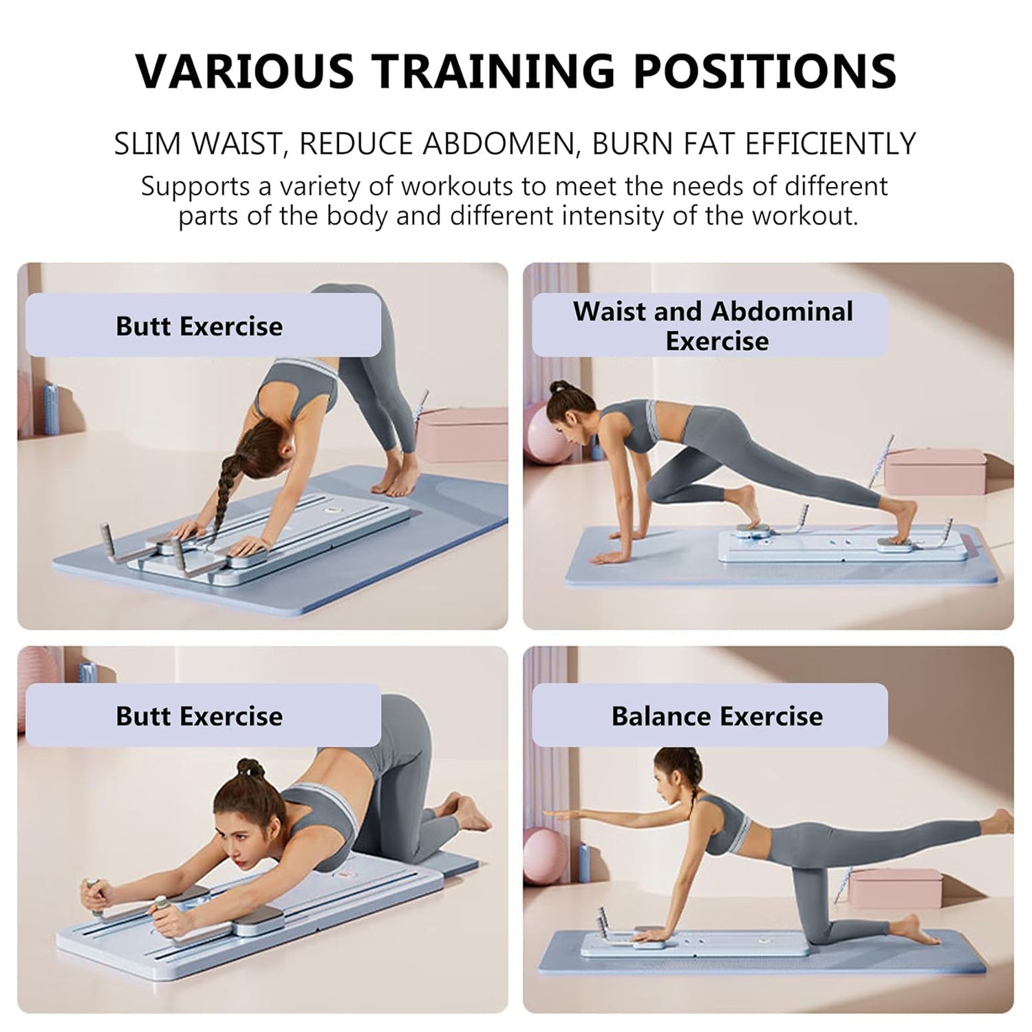 Pafal Pilates Board - Multifunctional Ab Core Trainer & Abs Workout Equipment-KYAMSTORE